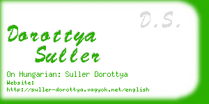 dorottya suller business card